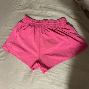 Hot Pink Hotty Hot 2” Inseam LuluLemon Size 6